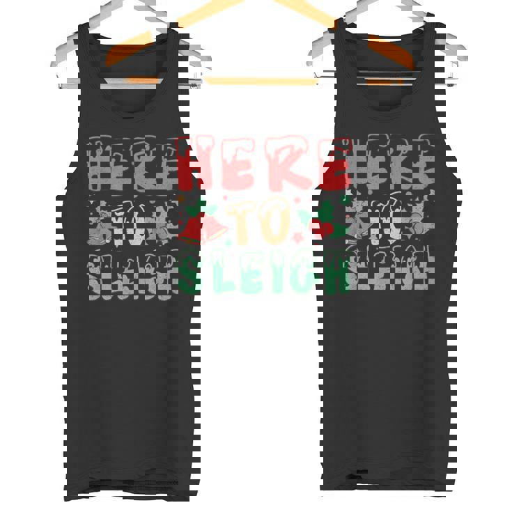 ヒア・トゥ・スレイ・ジョリー・クリスマス・バイブス タンクトップ