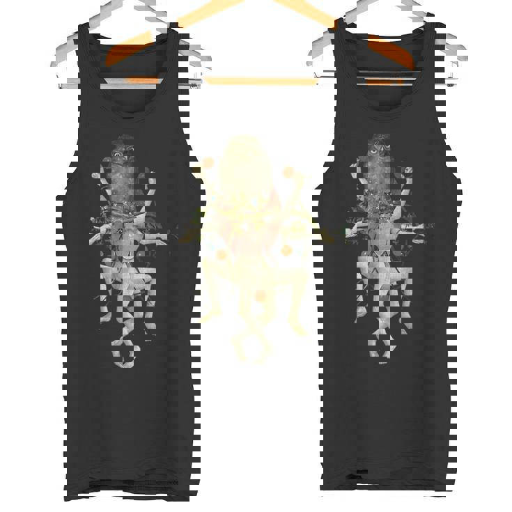 ヒエロニムス ボッシュ 地上の喜びの庭 フクロウ タンクトップ