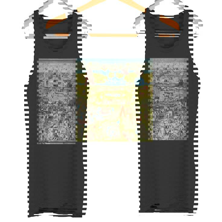 ヒエロニムス・ボッシュ 地球の喜びの庭 アート タンクトップ