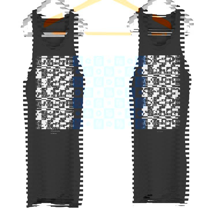 ヒョウタンツギ 和柄市松模様 Ctezuka Productions タンクトップ