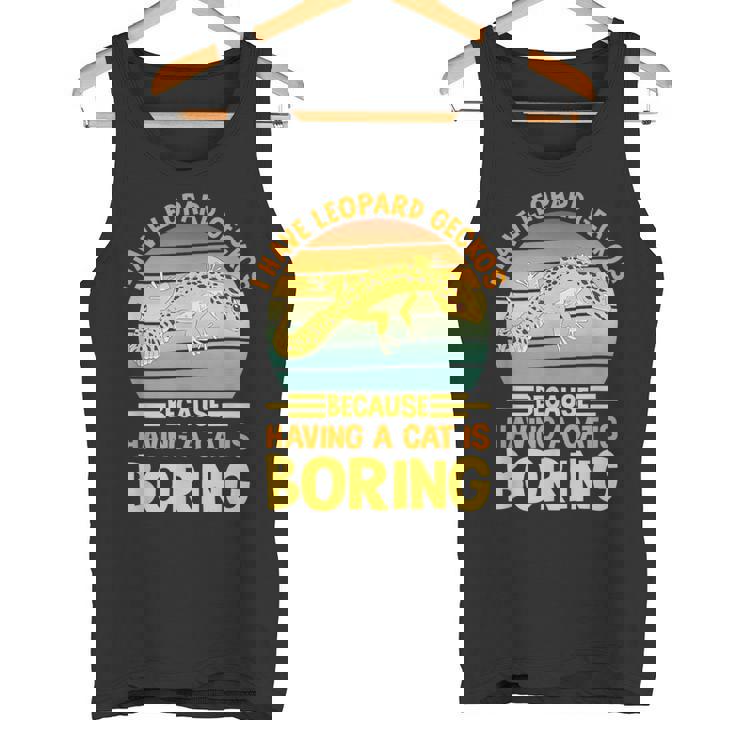 ヒョウモントカゲモドキ 爬虫類 小さな恐竜を飼っています タンクトップ