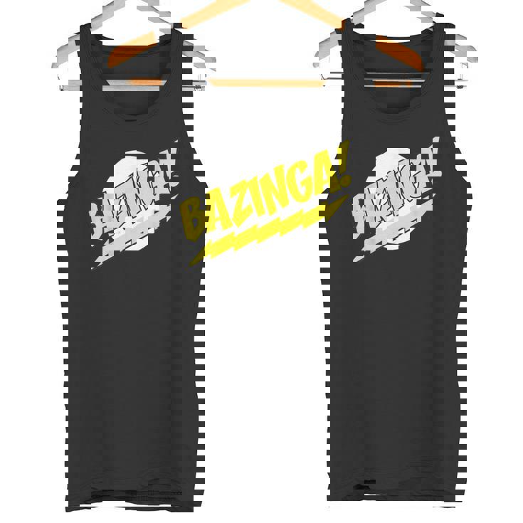 ビッグバン理論ロゴ Bazinga タンクトップ