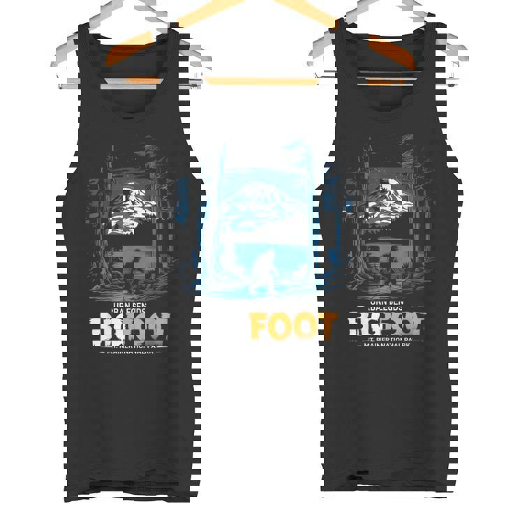 ビッグフット都市神話伝説マウントレイナー国立公園 タンクトップ