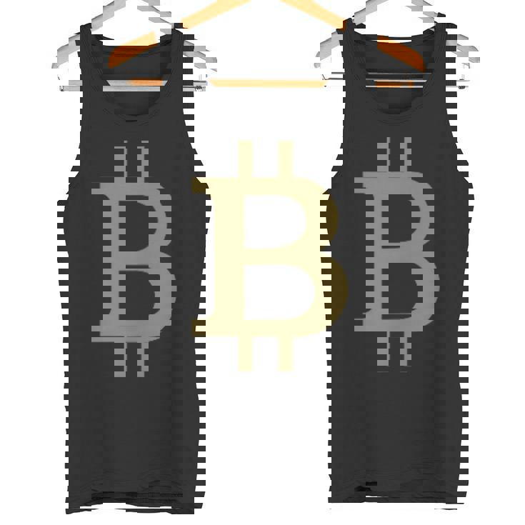 ビットコインシンボル ポケットデザイン ミニマリスト タンクトップ