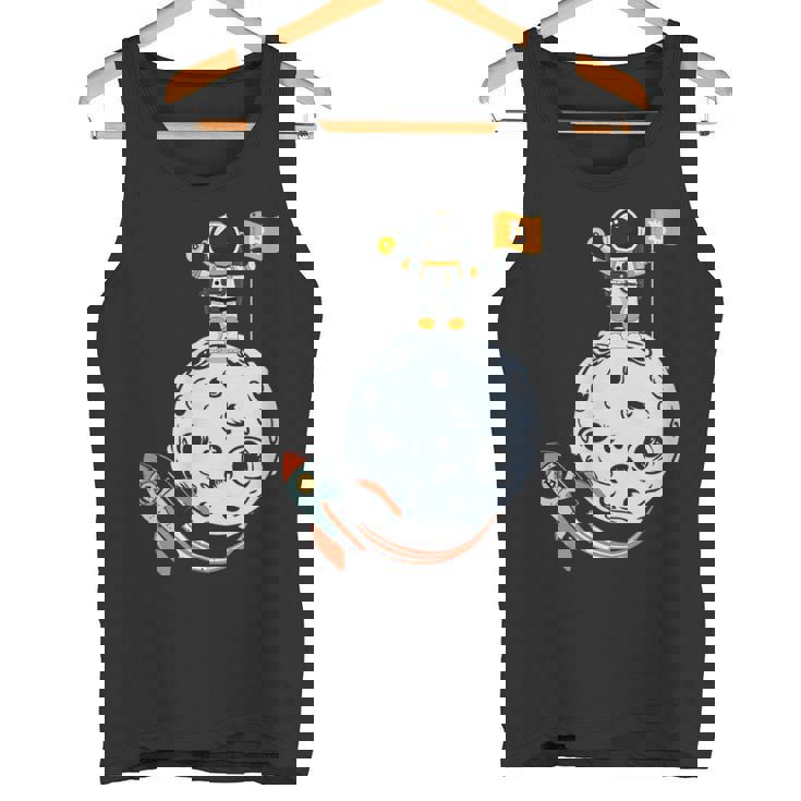 ビットコイン・ザ・ムーン・クリプト タンクトップ