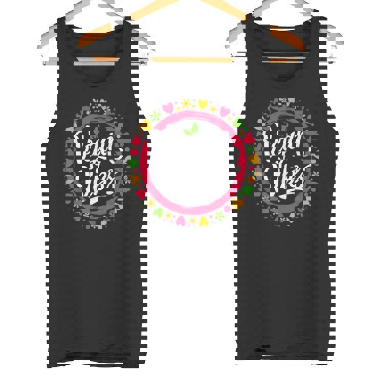 ビーガンバイブ 面白い 菜食主義 草食動物 ベジタリアン感謝 タンクトップ