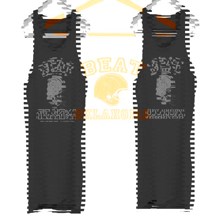 ビートオクラホマ カレッジフットボールtシャツ タンクトップ