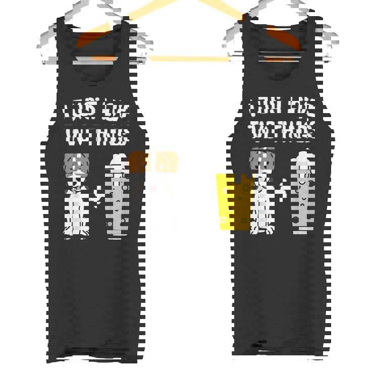 ビールジャック・ラッセル・テリア犬 タンクトップ