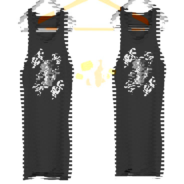 ビールセント・バーナード犬 タンクトップ