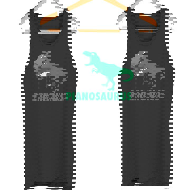 ピアノサウルス ピアノ 恐竜 パーカッション音楽 面白いギフト タンクトップ