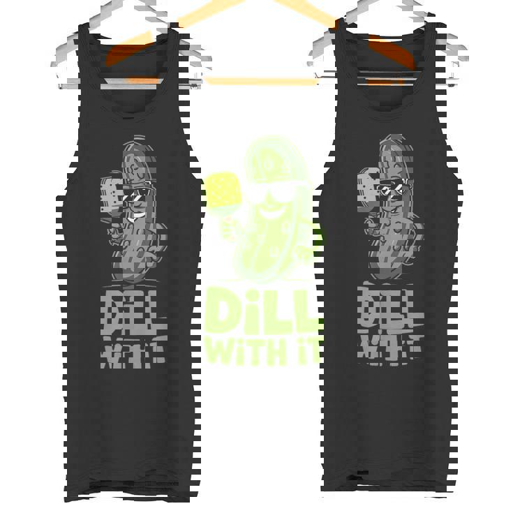 ピクルス ピックルボール キュウリ ベジタリアン ディル With It メンズ レディース タンクトップ