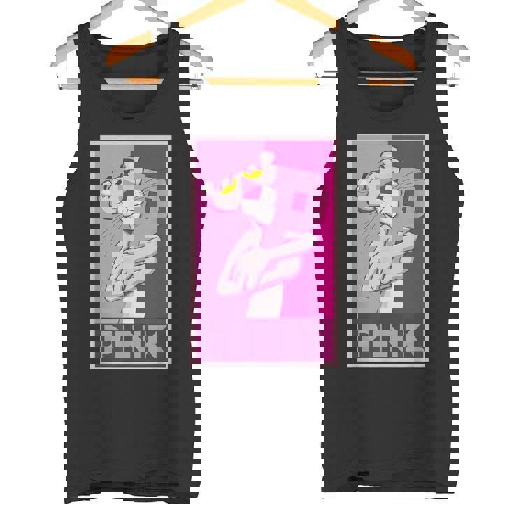 ピンクパンサー 「P」の文字を抱く タンクトップ