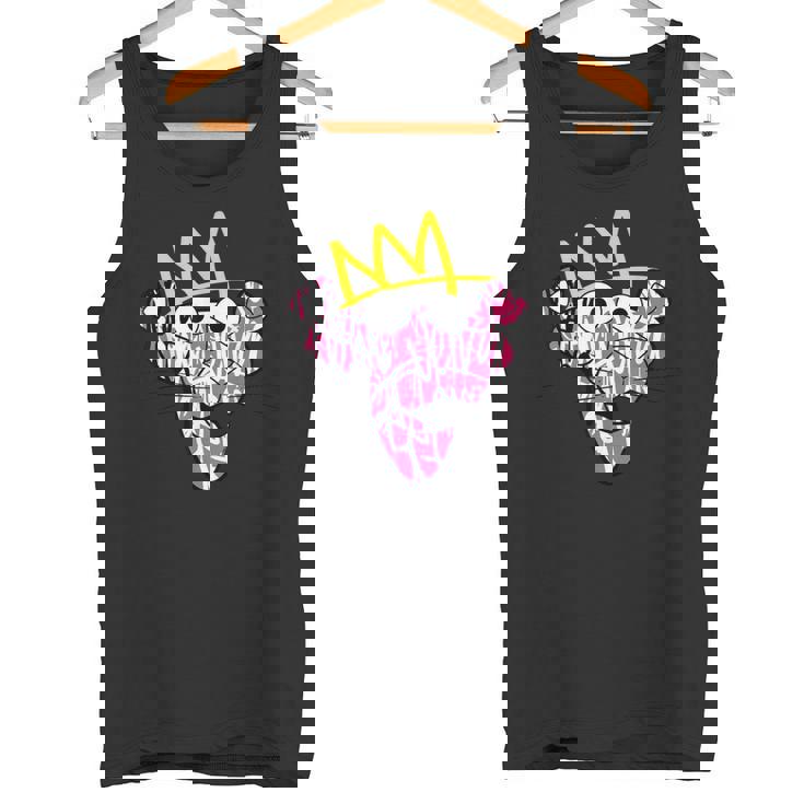 ピンクパンサー 王冠グラフィティアート タンクトップ