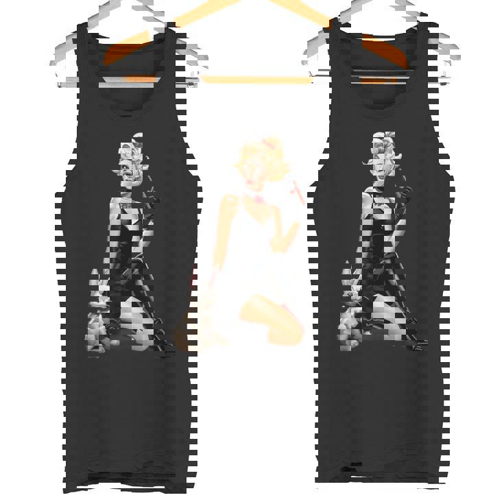 ピンナップガール ウサギ ピンナップ ヴィンテージ タンクトップ