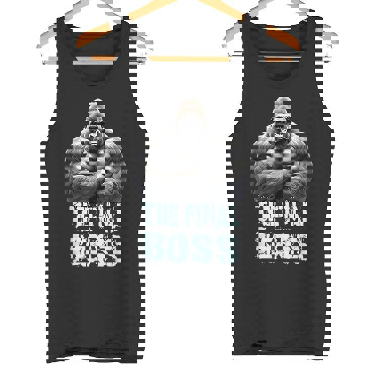 ファイナルボス シルバーバック ゴリラデザイン タンクトップ