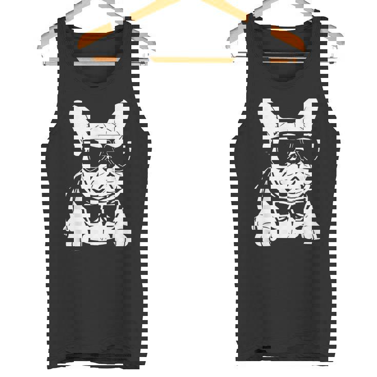 ファニーフレンチブルドッグ サングラス付き フレンチブルドッグ タンクトップ