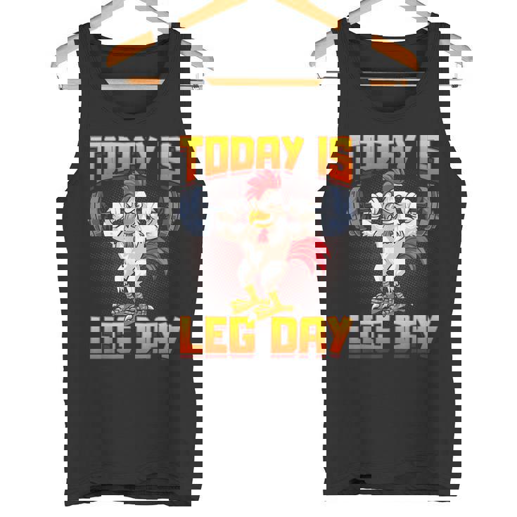 ファニーレッグデイチキンレッグスクワットジム タンクトップ