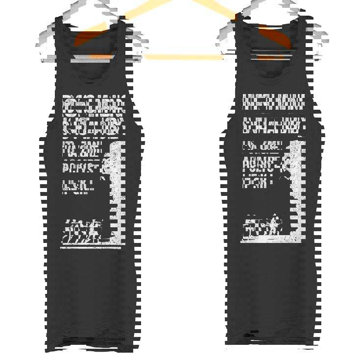 ファニーロッククライマーギフト 男女兼用 クールなゾンビクライミングに タンクトップ