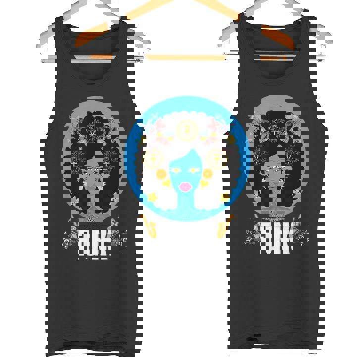 ファンク ソウルフル・ジャズ カラフル・ミュージック タンクトップ