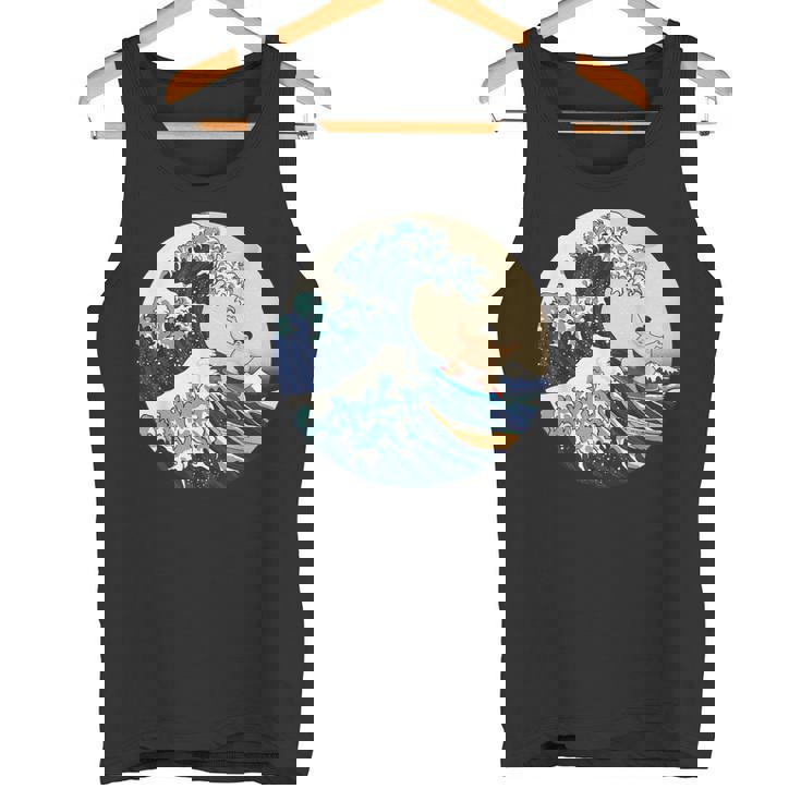 ファンシー 神奈川 大波 相撲 サーフィン パロディ タンクトップ