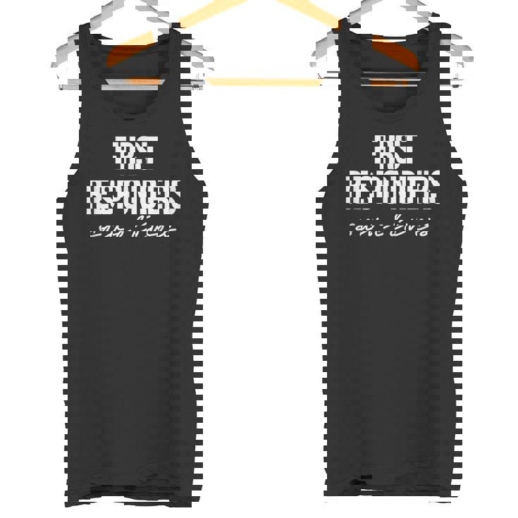 ファーストレスポンダーが命を救う タンクトップ