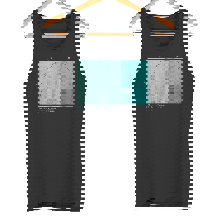 フィボナッチ黄金比 快適なハーフトーン効果。 タンクトップ