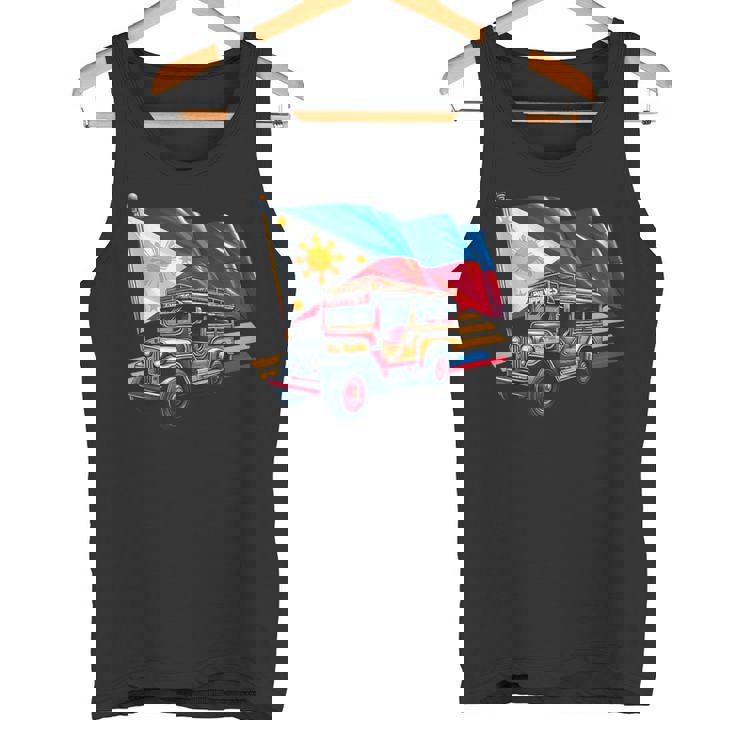 フィリピン国旗 誇り高きフィリピン土産 フィリピンジープニー タンクトップ