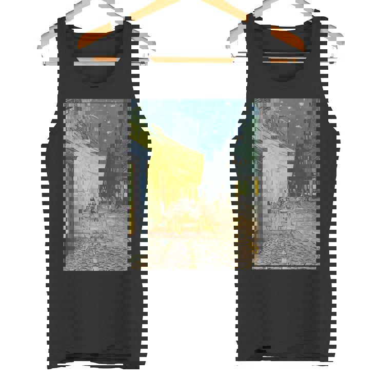 フィンセントファンゴッホの夜のカフェテラス タンクトップ