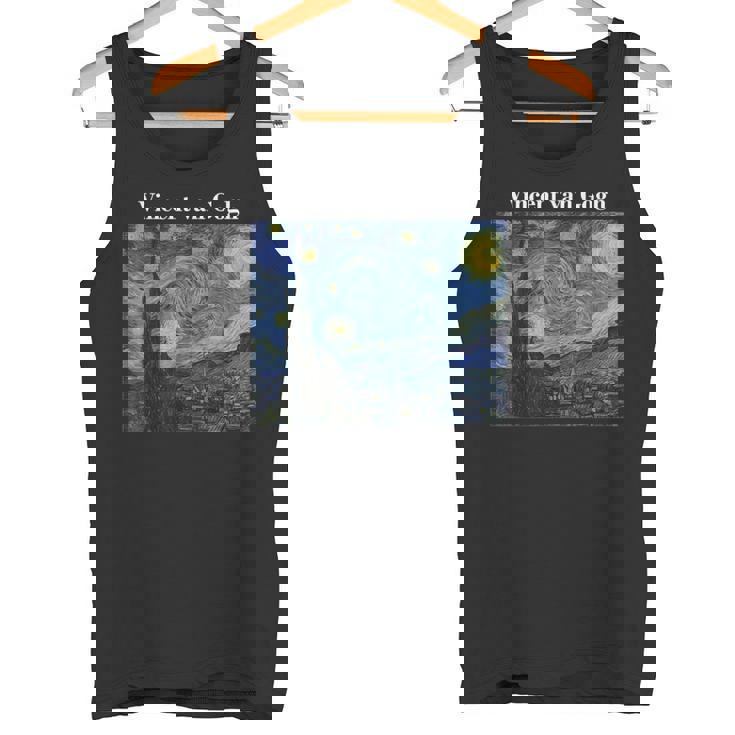 フィンセントファンゴッホの星月夜 タンクトップ