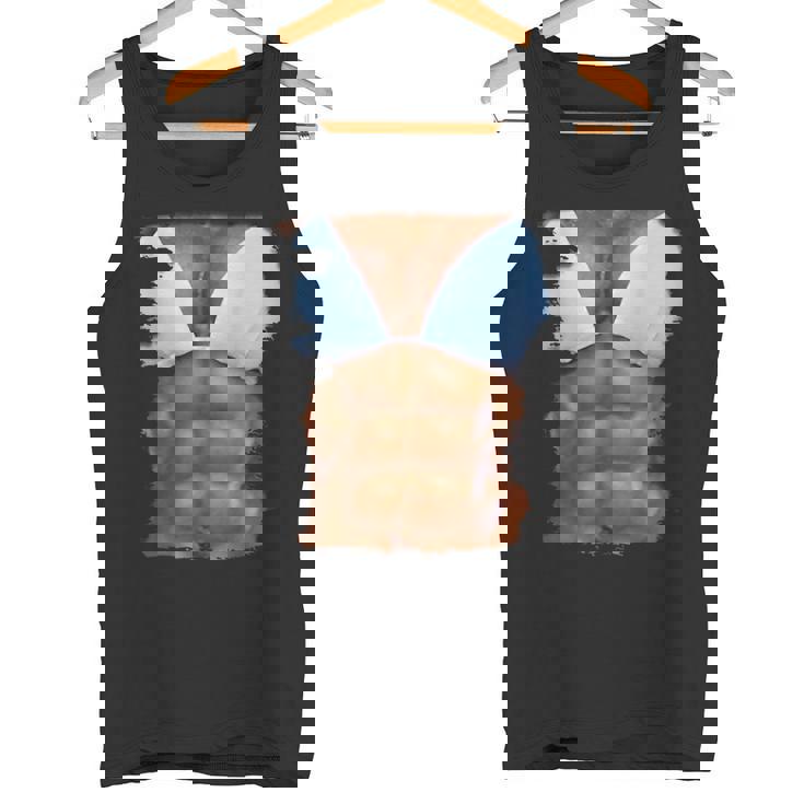 フェイク アブス ファニービキニ ボディマッスル 6パック 3D タンクトップ