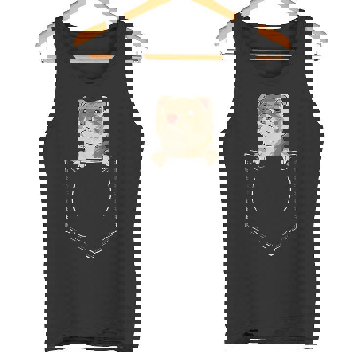 フェレットバッグ ペットチェストバッグ ファニーフェレット タンクトップ