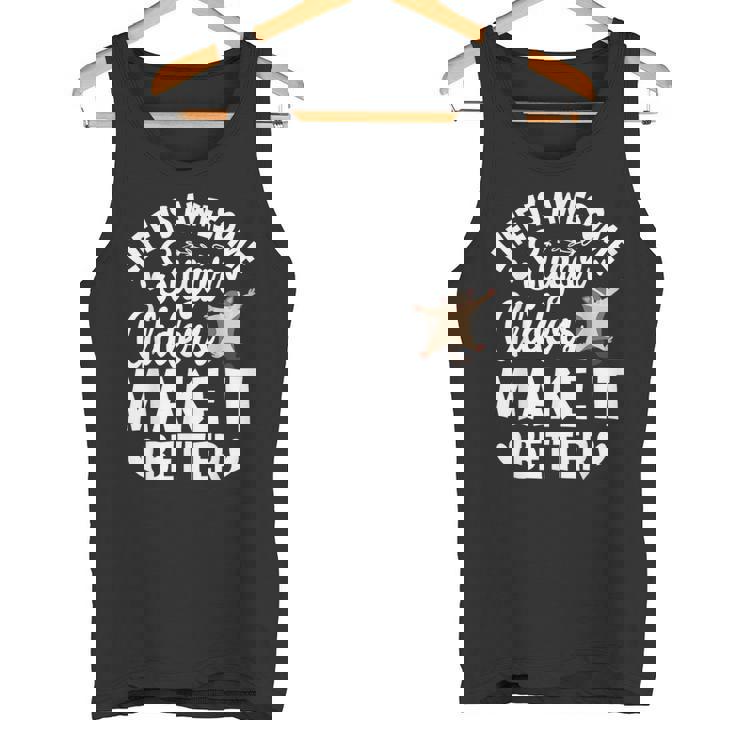 フクロモモンガのママ フクロモモンガのネックレス フクロモモンガの恋人 タンクトップ