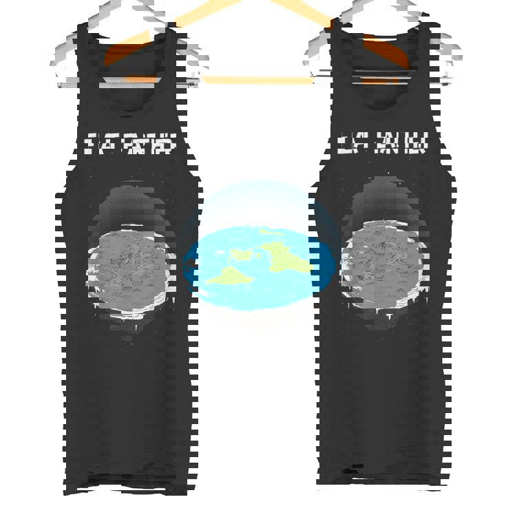 フラットアースマップ 陰謀 タンクトップ