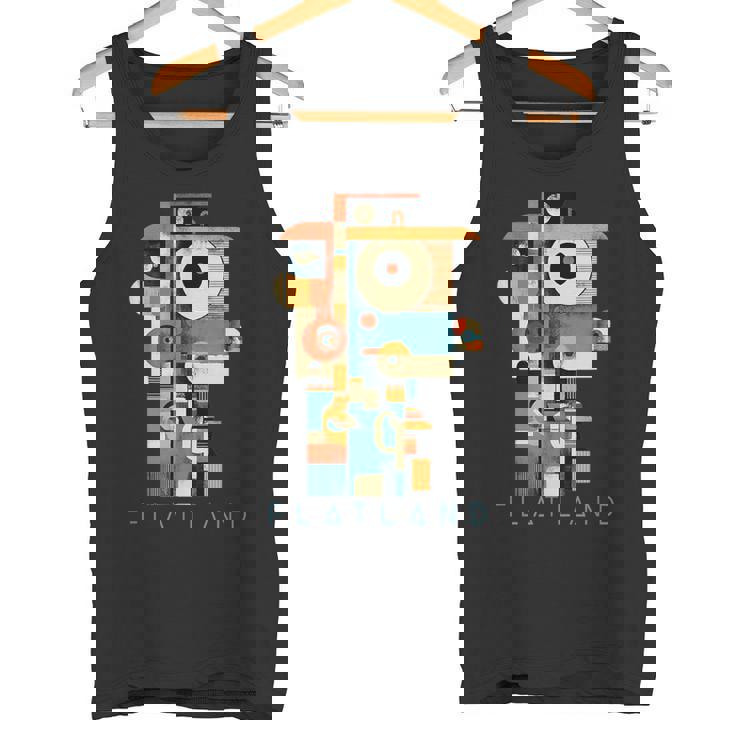 フラットランド エドウィン・A・アボット作 多次元のロマンス タンクトップ