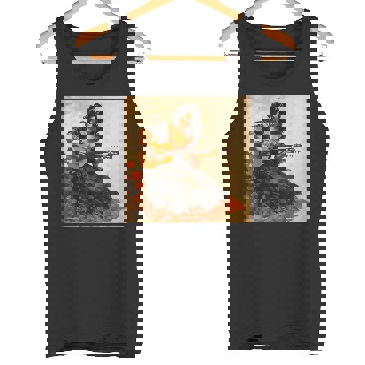 フラメンコダンサー セビリア Espana フラメンコ愛好家 スペインアート タンクトップ