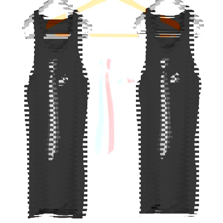 フランス国旗 偽物 ネクタイ タンクトップ