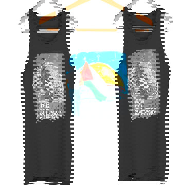 フリー・パレスチナ セーブ・ガザ タンクトップ