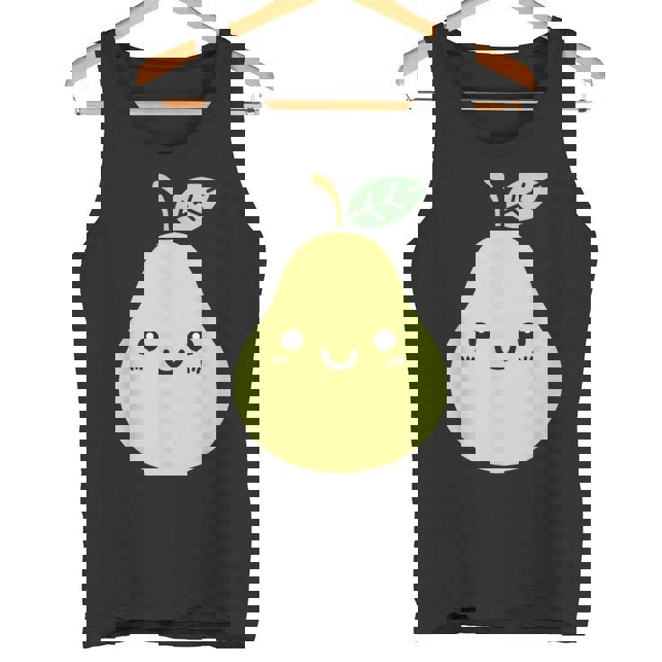 フルーツ 梨 小さなミニマリストのシンプルな梨 タンクトップ