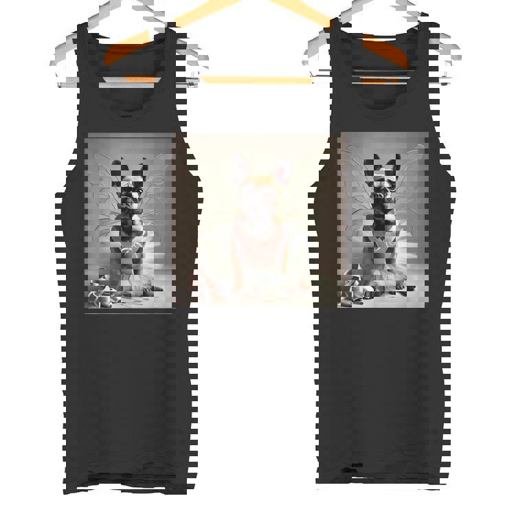 フレンチブルドッグシャツ バレリーナ バレエ愛好家 ダンサー フレンチー タンクトップ