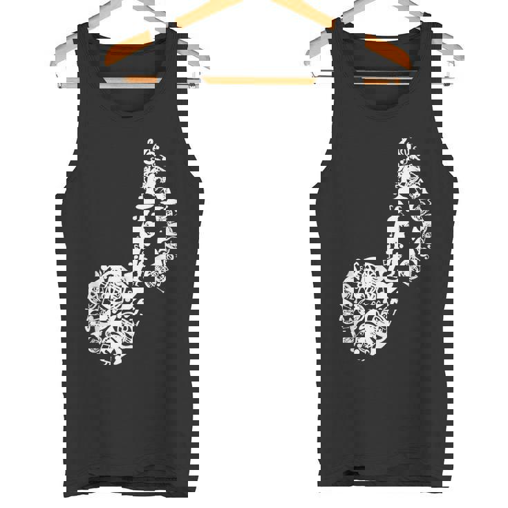 フレンチホルンのドローイング タンクトップ