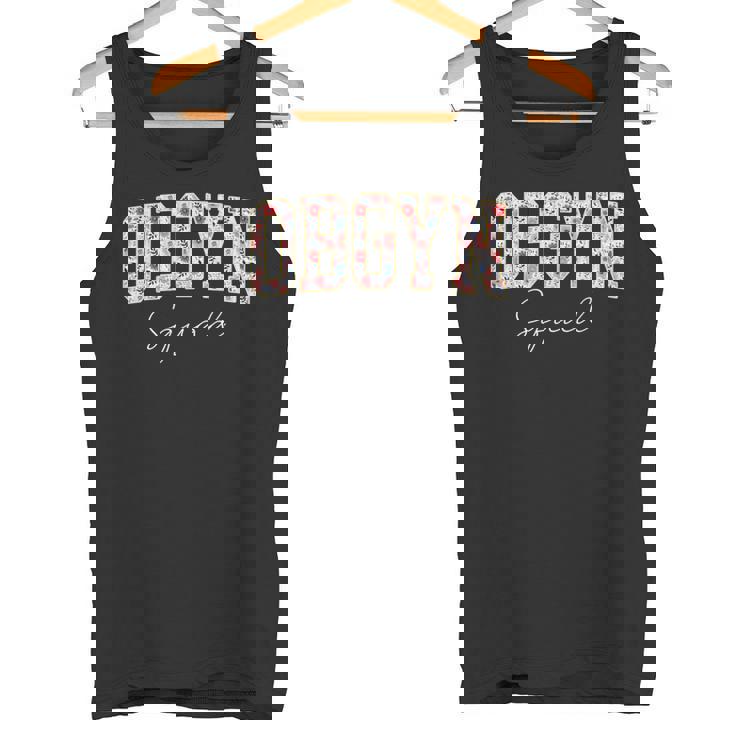 フローラルobgyn スクワッド 産科医 婦人科医 看護師 Ob Gyn タンクトップ