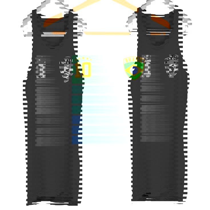 ブラジル サッカーファン ジャージ ブラジル国旗 フットボール愛好家 タンクトップ