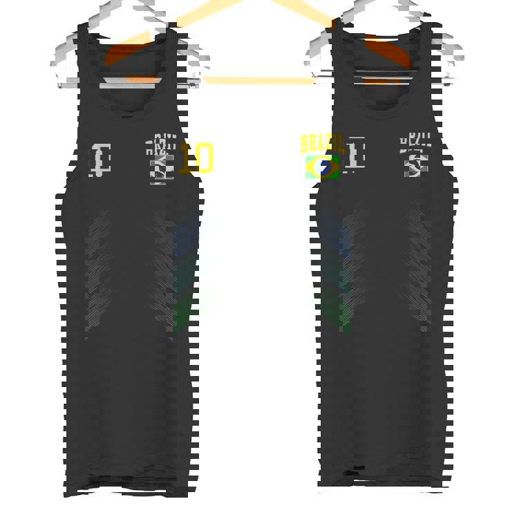 ブラジル サッカーファンジャージー ブラジル国旗 フットボール愛好家 タンクトップ