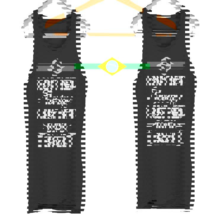 ブラジルのコルコバードのキリスト像 タンクトップ