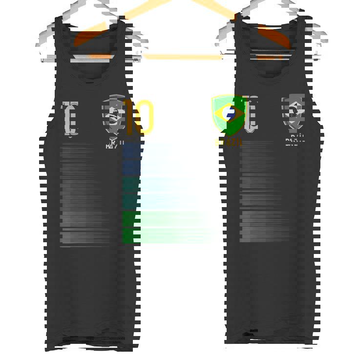 ブラジル国旗 ブラジルのプライド愛好家 タンクトップ