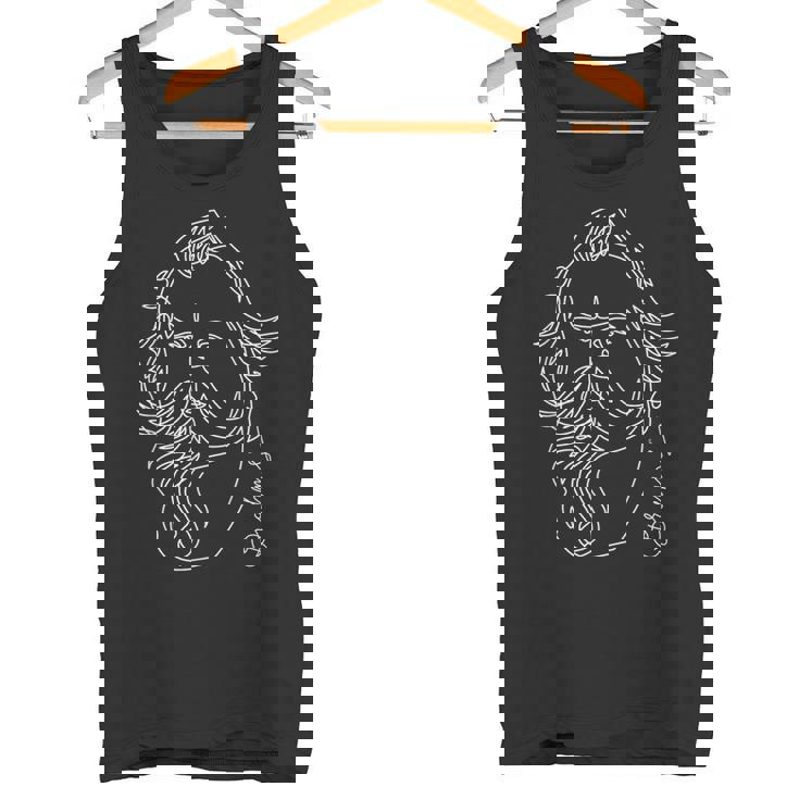 ブラームス 素晴らしい作曲家 クラシカル ポートレート ギフト タンクトップ