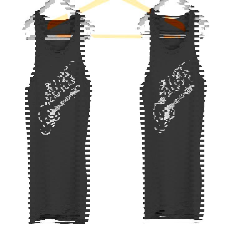 ブルースミュージックギターブルースイズトゥルースヴィンテージ タンクトップ