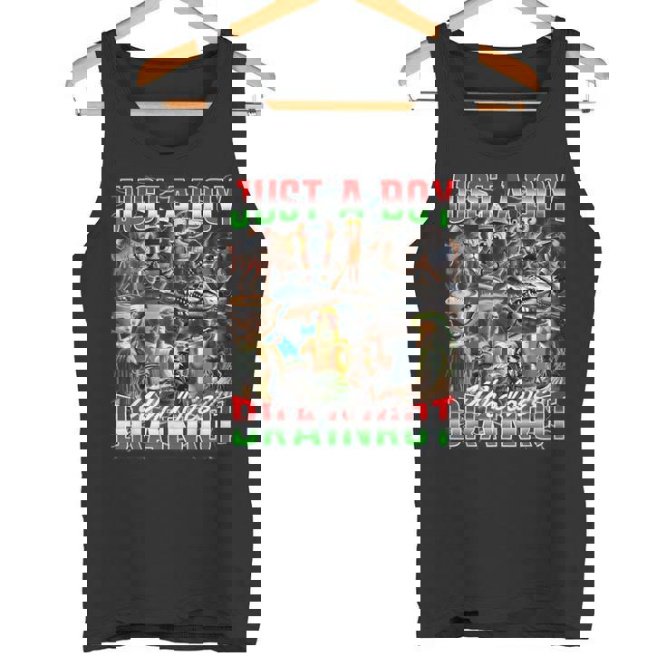 ブレインロットが大好きな少年 オールイタリアンブレインロットミーム タンクトップ