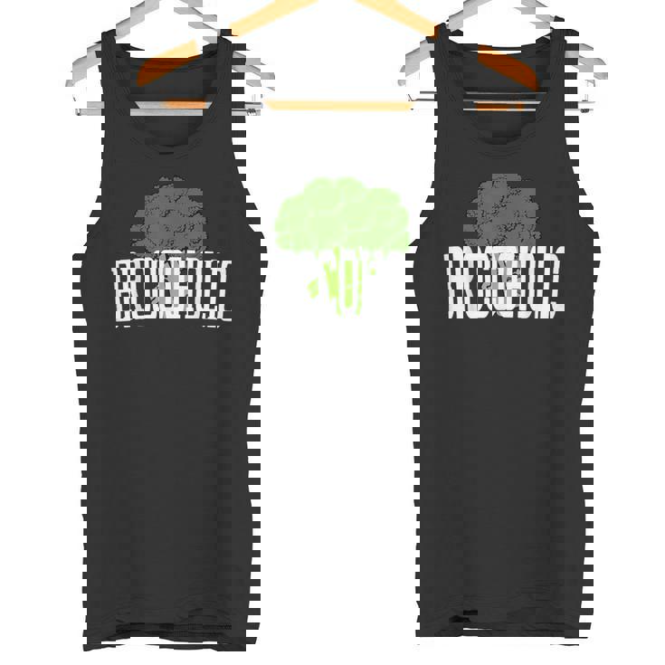 ブロッコホリック ブロッコリー中毒 恋人 野菜 おもしろ ビーガン Broccoholic タンクトップ