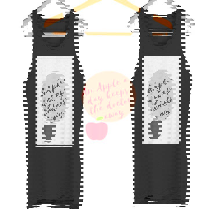 ヘルシーシャツアップル 最新 医者を遠ざける タンクトップ